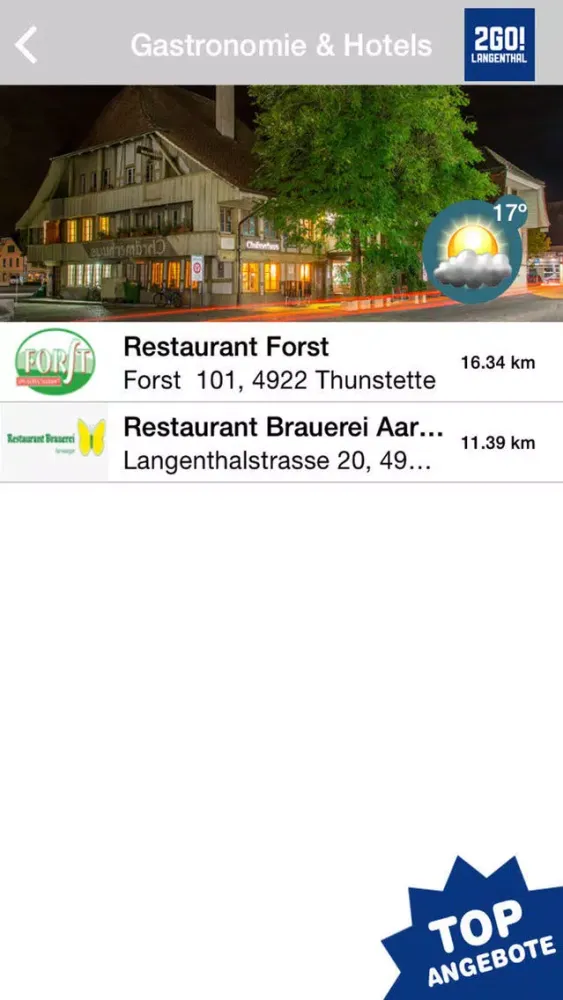2GO! Langenthal应用截图