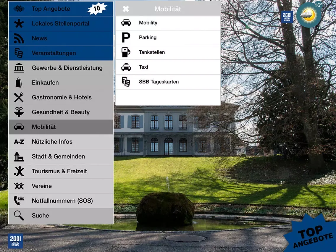 2GO! Liestal-Sissach iPad  스크린샷