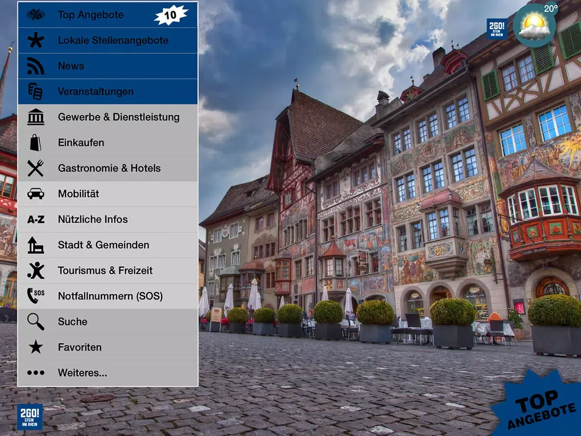 Скриншоты 2GO! Stein am Rhein iPad 
