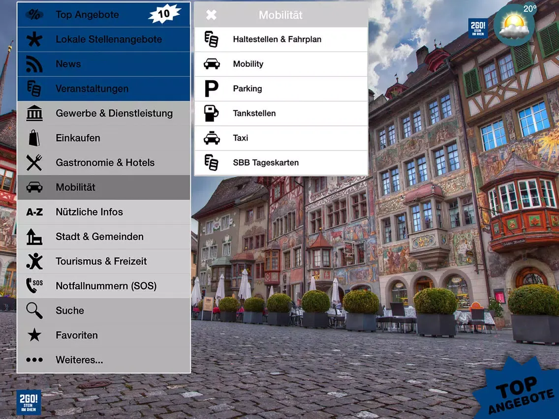 Скриншоты 2GO! Stein am Rhein iPad 
