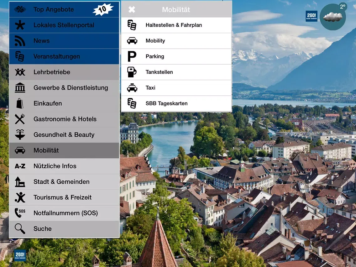 2GO! Region Thunersee iPad  স্ক্রিনশট