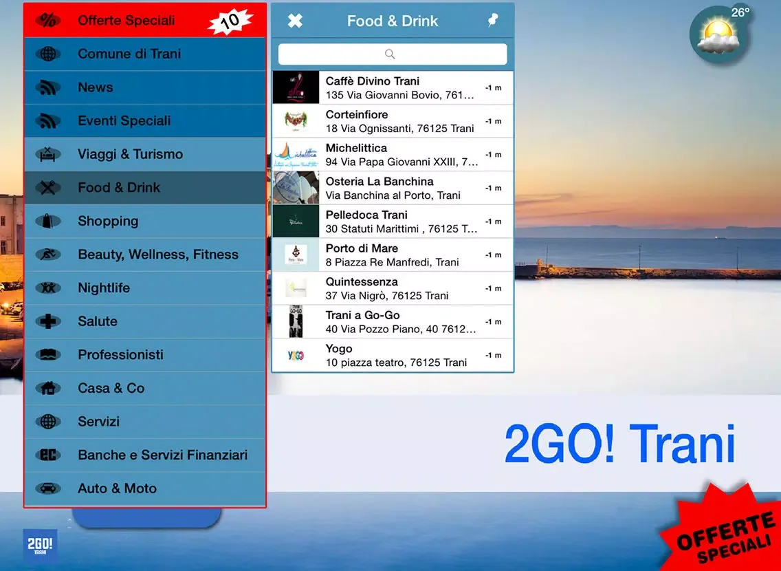 2GO! Trani iPad  Ekran Görüntüleri