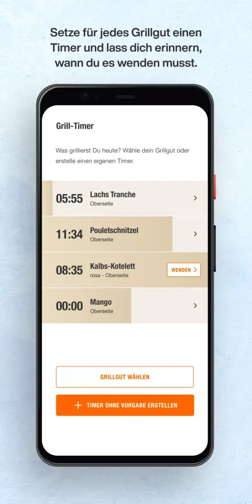 Grilltimer Screenshots