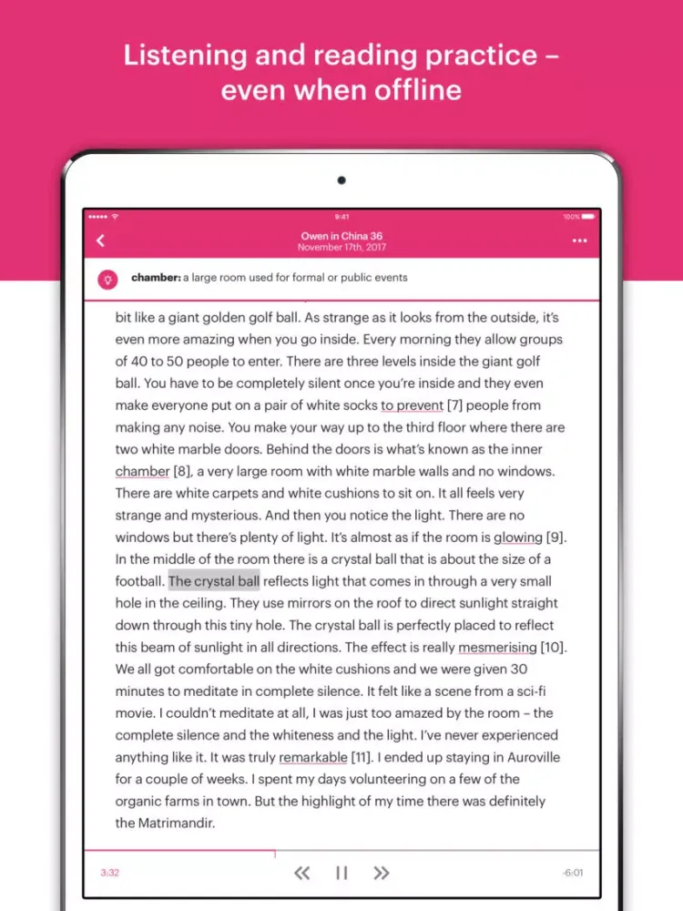 PodClub – learning languages iPad  স্ক্রিনশট