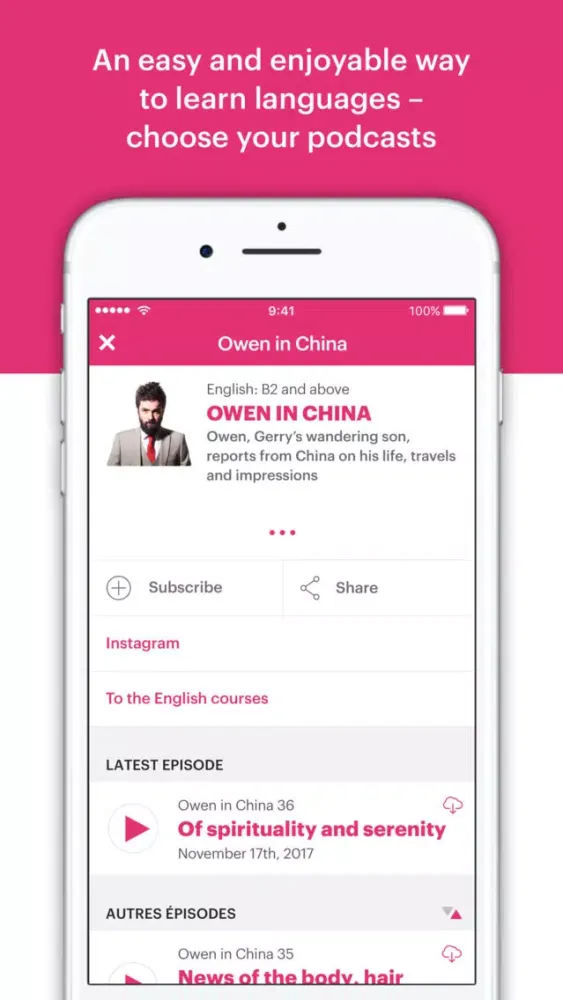 PodClub – learning languages স্ক্রিনশট