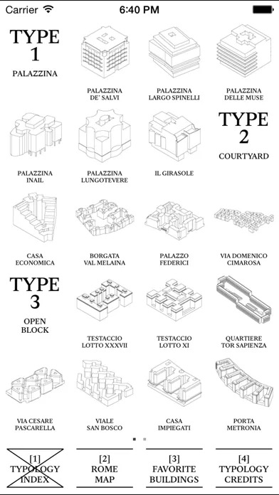 ภาพหน้าจอของ Rome Typology