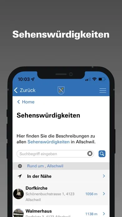 Скриншоты Gemeinde Allschwil