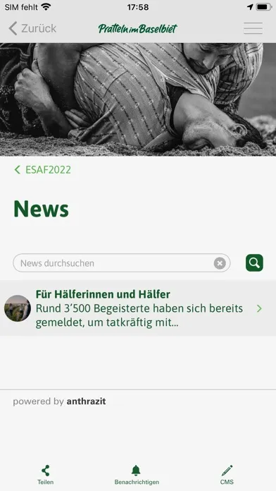 Helfer App ESAF 2022 スクリーンショット