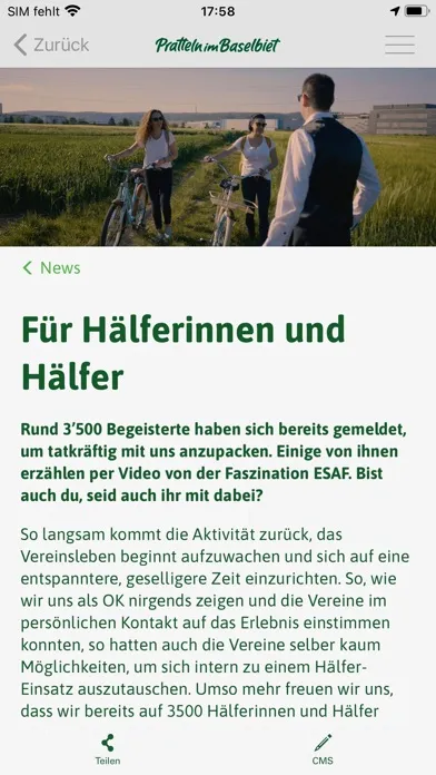 Helfer App ESAF 2022 スクリーンショット