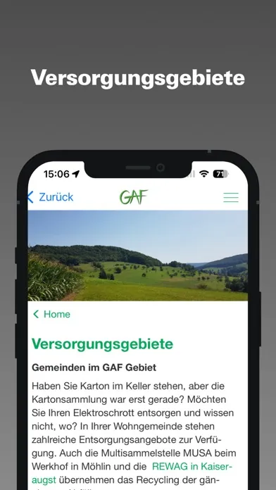 GAF Recyclingkalender 스크린샷