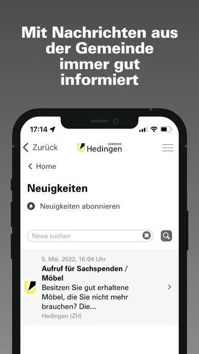 Gemeinde Hedingen سکرین شاٹس