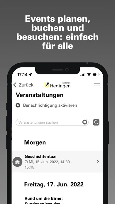 Gemeinde Hedingen سکرین شاٹس