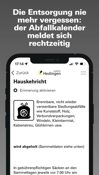 Gemeinde Hedingen سکرین شاٹس