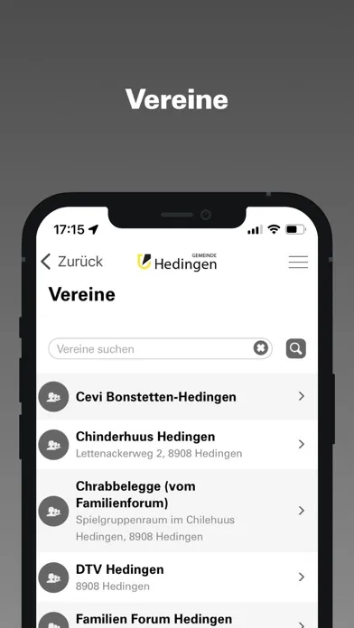 Gemeinde Hedingen سکرین شاٹس