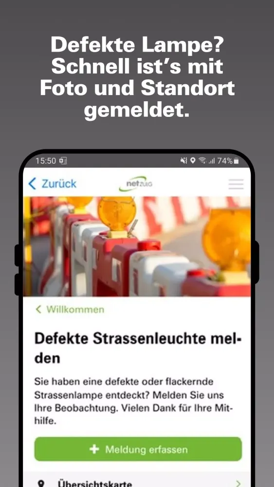 NetZulg App Screenshots