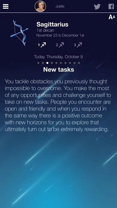Captures d'écran de My Horoscope Pro