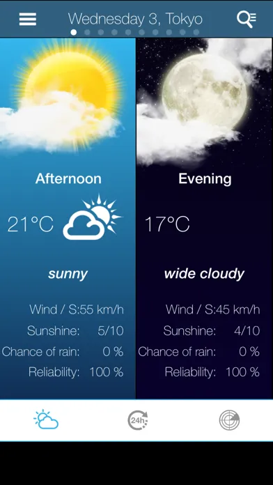 Captures d'écran de Japan Weather forecast