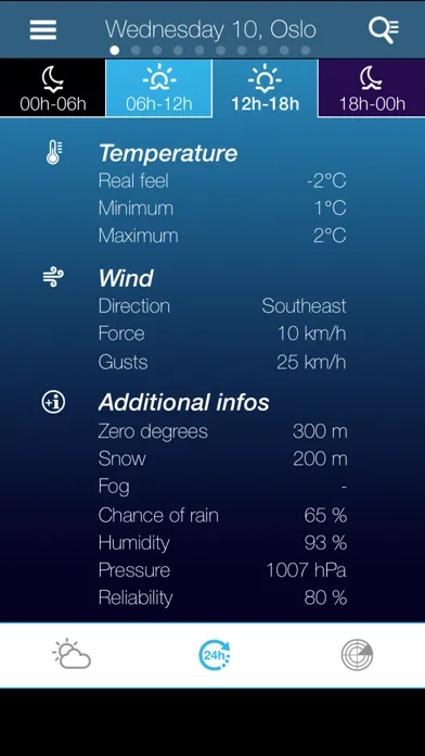 Captures d'écran de Weather for Norway