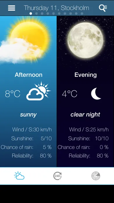 Captures d'écran de Weather for Sweden