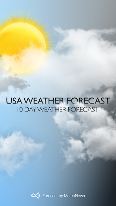 Ảnh chụp màn hình của USA Weather forecast
