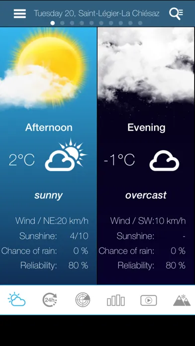 Capturas de tela do Weather for the World