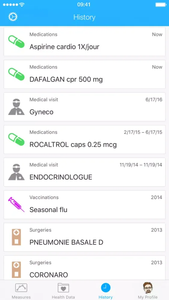 Ảnh chụp màn hình của Ma Mémoire Médicale