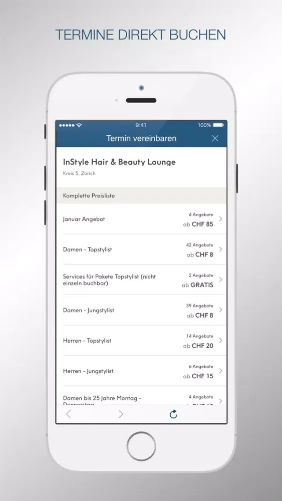 InStyle Hair & Beauty Lounge স্ক্রিনশট