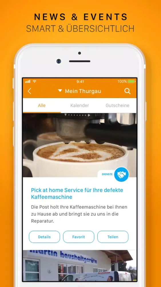 Capturas de tela do RegioApp - Mein Thurgau