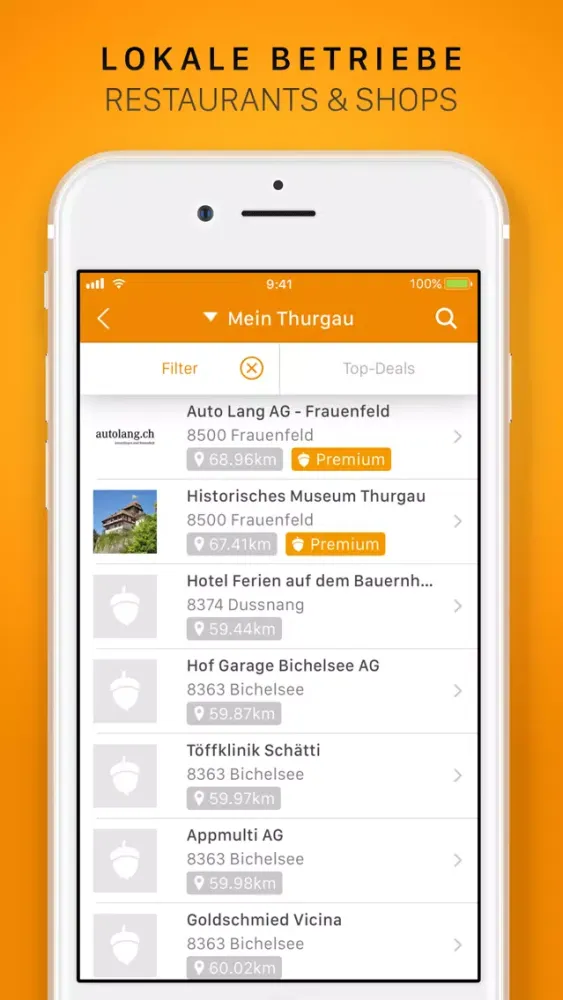 Capturas de tela do RegioApp - Mein Thurgau
