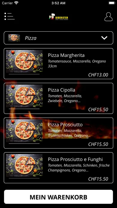 Capturas de pantalla de Biberister Pizza Kurier