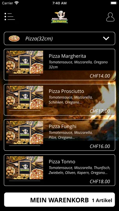 Pizza Express Da Pepino سکرین شاٹس