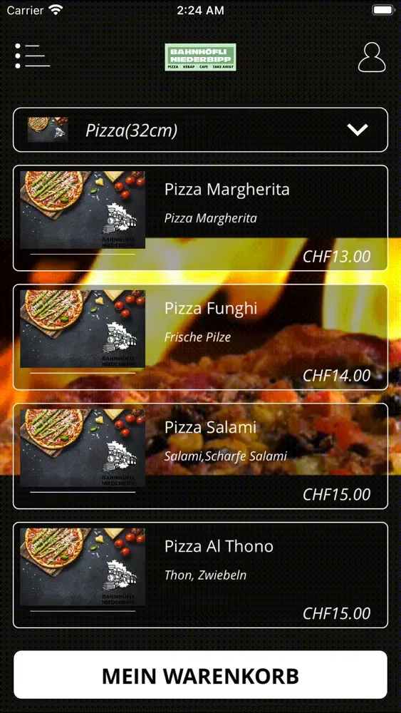 ภาพหน้าจอของ Bahnhöfli Niederbipp Pizza