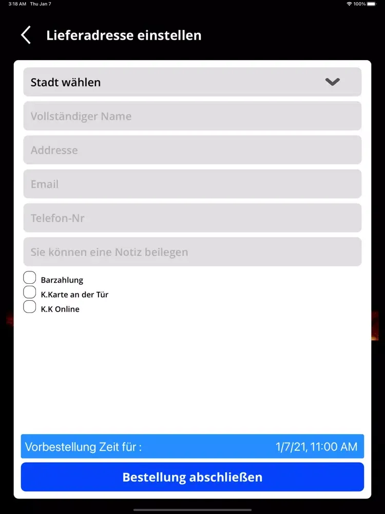 تصاویر Insel Pizza Kurier Erlach iPad 