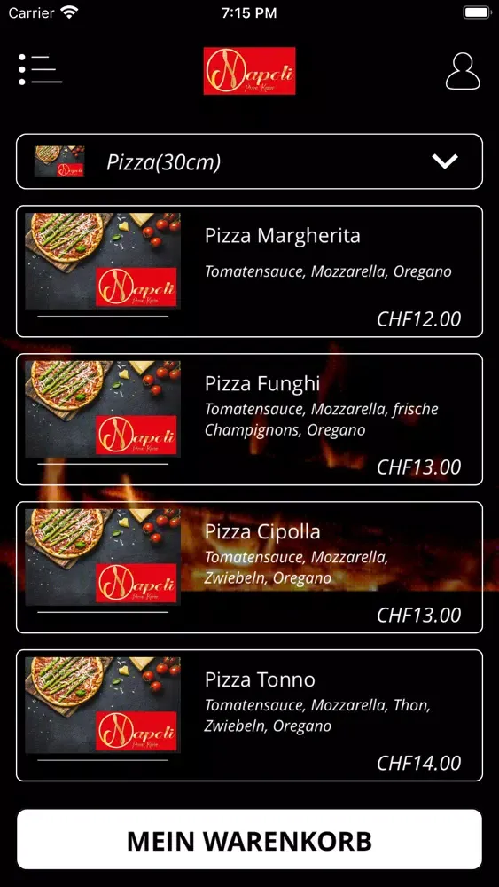 ภาพหน้าจอของ Napoli Pizza Alchenflüh