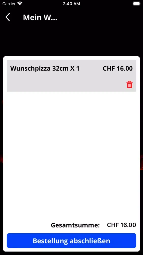 Picante Pizzeria Wald 스크린샷