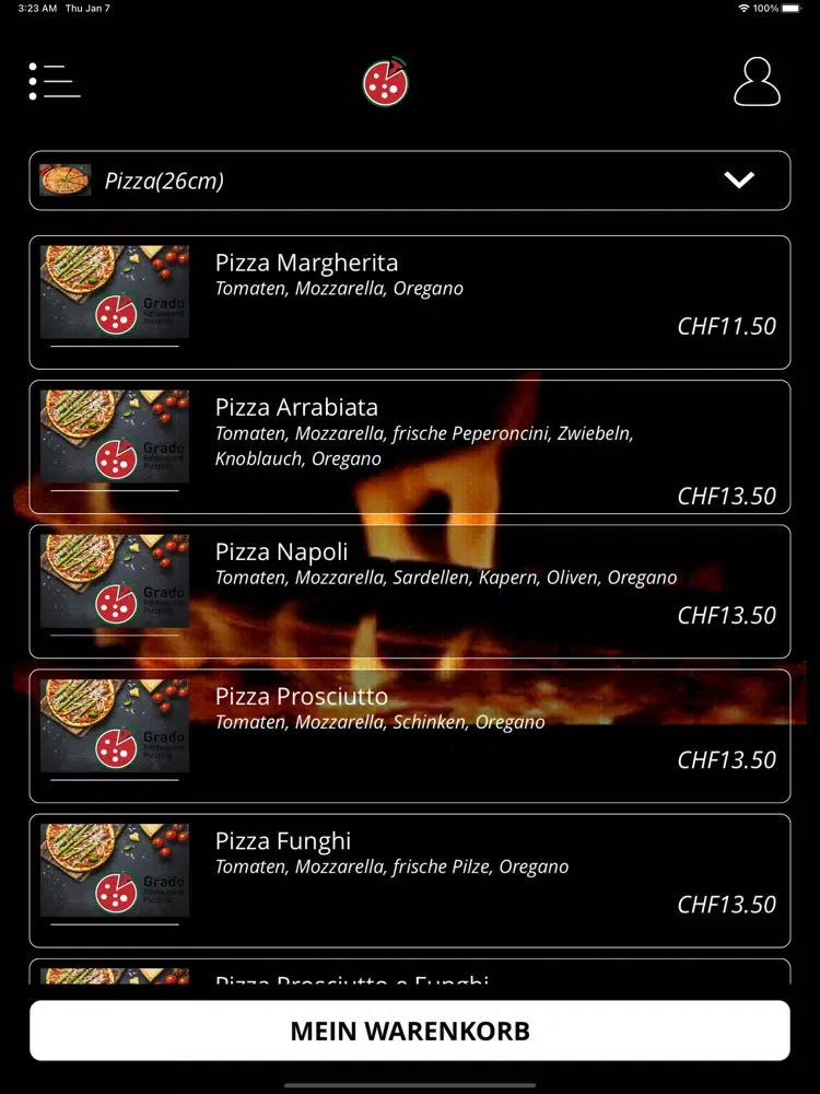 Скриншоты Restaurant Grado Rüti iPad 