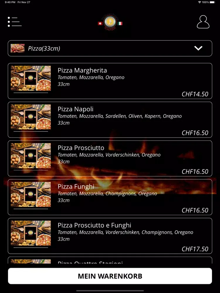 Restaurant Schützen iPad  سکرین شاٹس