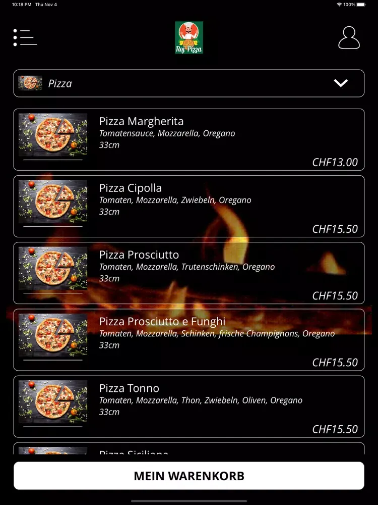 تصاویر Roj Pizza iPad 