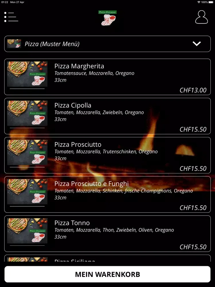 Pizza Fulmine Dagmersellen iPad  سکرین شاٹس
