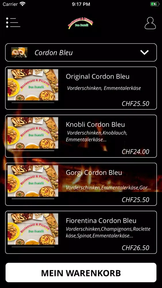 Ảnh chụp màn hình của Due Fratelli Pizzeria
