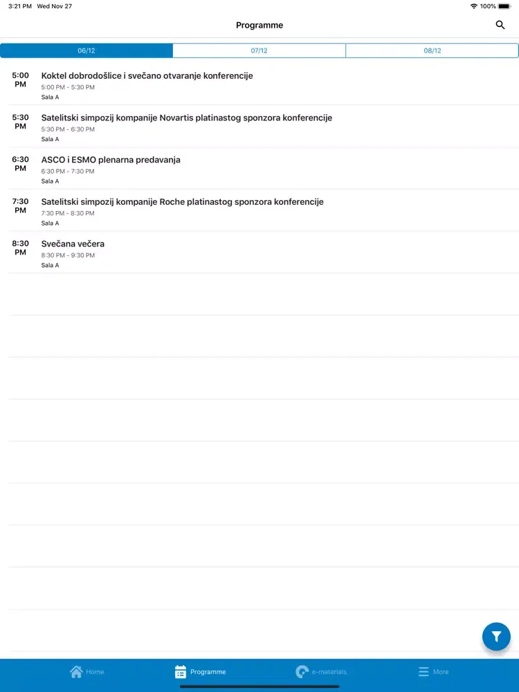 Ảnh chụp màn hình của SWOC2019 iPad 