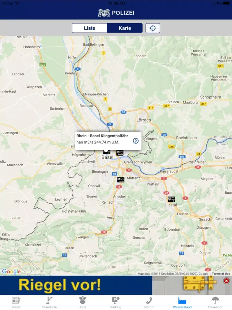 تصاویر Polizei Basel iPad 
