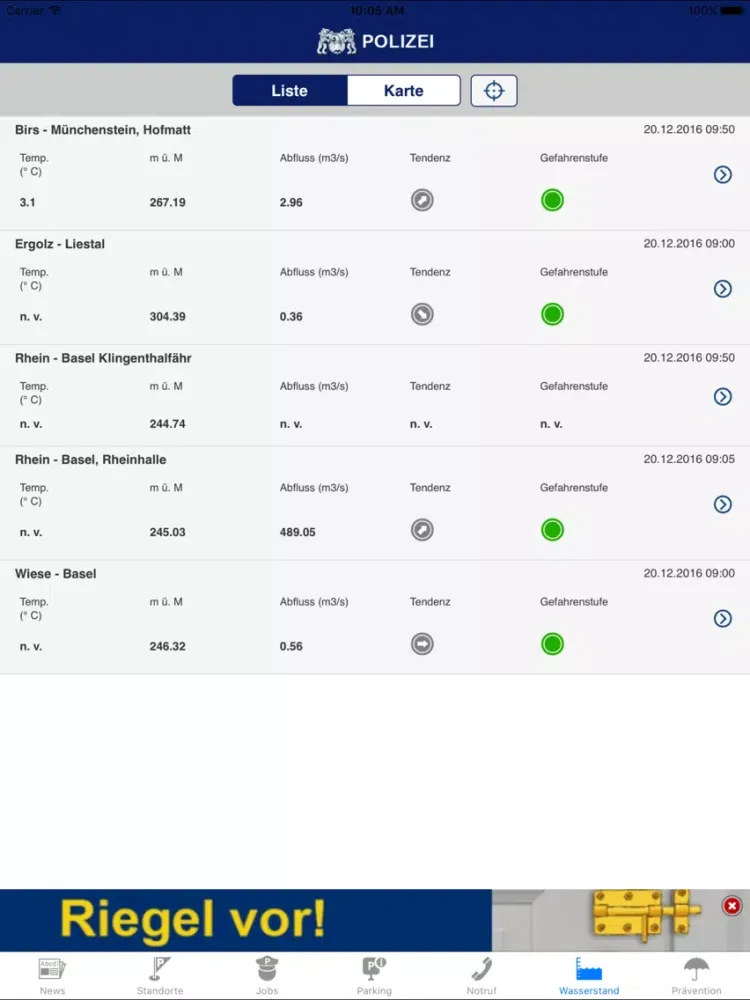 تصاویر Polizei Basel iPad 