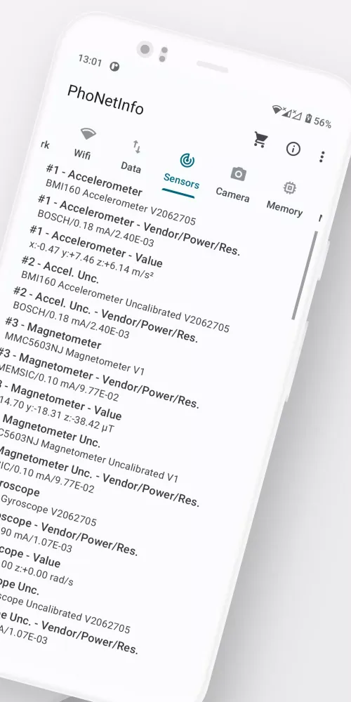 Device Info - PhoNetInfo Screenshots