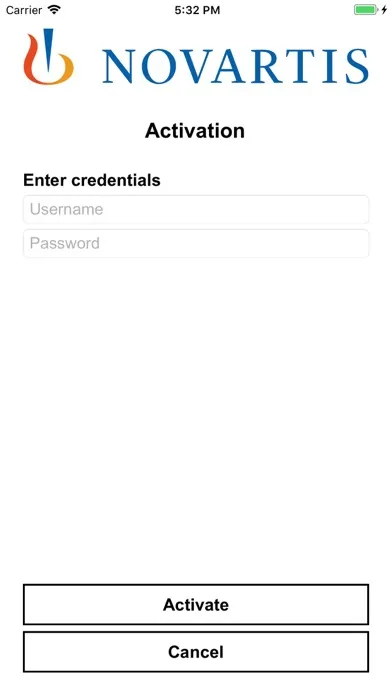 Screenshot di Novartis PMT