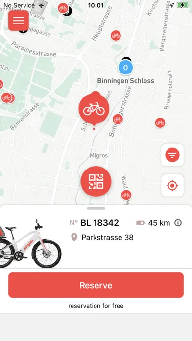 Capturas de tela do Pick-e-Bike
