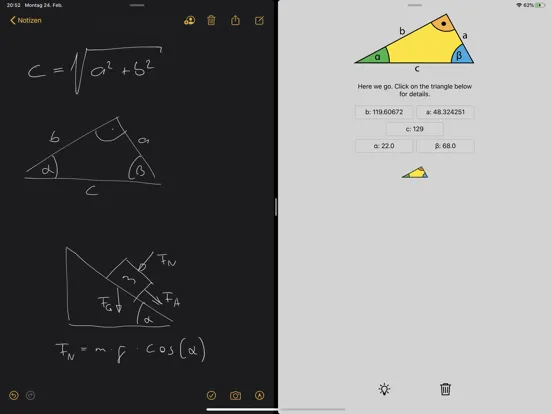 Screenshot di Right Triangle Solver iPad 