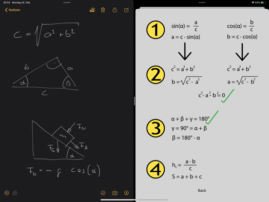 Right Triangle Solver iPad 应用截图