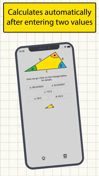 Screenshot di Right Triangle Solver