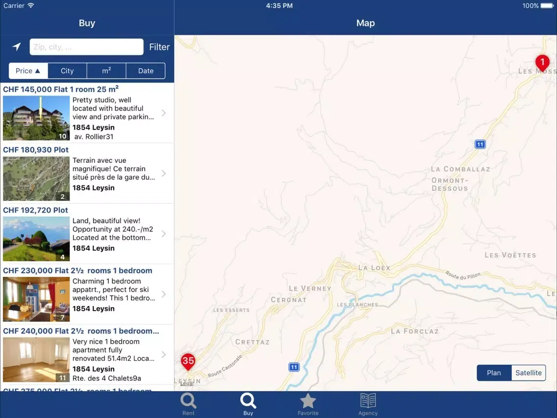 Screenshot di LPM Immobilier - Gérance 2000 Sàrl iPad 